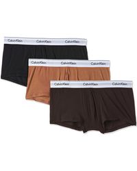 Calvin Klein - – 3pack Boxers 000nb3343a8ma Low Rise Trunk – - Lyst
