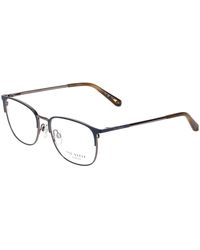 Ted Baker - Charli 4336 Matte Navy With Brown Havana Full Rim Square Glasses Frames Designed For - Lyst
