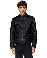 DIESEL - Jacke Mit Zierkragen Aus Steppnylon - Lyst