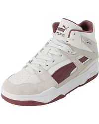 PUMA - S Hi Heritage High Tops Trainers Grey/white/violet 10.5 - Lyst