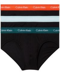 Calvin Klein - Hombre Pack de 3 Calzoncillos Hip Briefs Algodón con Stretch - Lyst