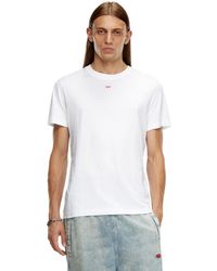 DIESEL - T-shirt With D Logo - Lyst