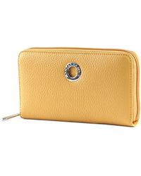 Mandarina Duck Mellow Leather Zip Wallet Ochre in Gelb | Lyst DE