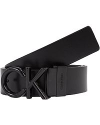 Calvin Klein - Recycled Reversible Logo Belt - - Black - Men - 95 cm - Lyst