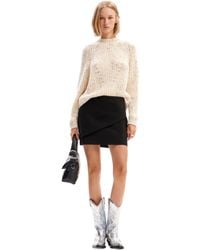 Desigual - Sweater White - Lyst