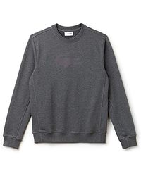 Lacoste Men/'s 100/% Cotton Croc Graphic Crew Neck Pull Over Sweatshirt