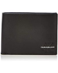 Calvin Klein Ckj Undercover Billfold W/Coin - Nero