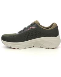 Skechers - Dlux Walker Lace Olor Olive Orange S Trainers 232714 - Lyst