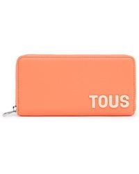 Tous - Portefeuille Carol en simili cuir de couleur orange 395901219 - Lyst