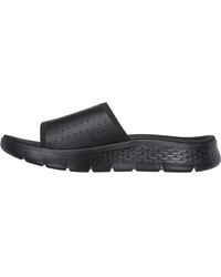 Skechers - Go Walk Flex Sandal Sandbar Bbk Black S Sandals - Lyst