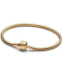 PANDORA - Bracelet pour Charms Doré 563390C00 - Lyst