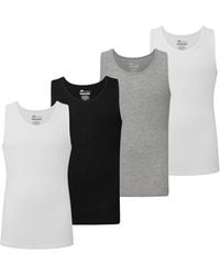 New Balance - Cotton Performance Rib Sleeveless Tank Top Undershirt - Lyst