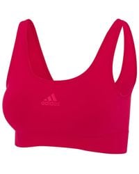 adidas - Sport Active Seamless Micro Stretch Bra - Lyst