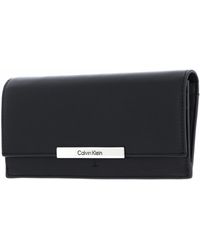 Calvin Klein - CK Linear Trifold Wallet CK Black - Lyst