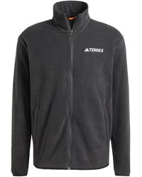 adidas - Terrex Multi Essentials Full Zip Fleece Jacket - Lyst