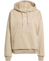 adidas - Essentials Small Logo Feel Cozy Hoodie - Lyst