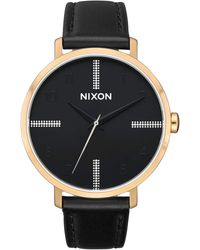 Nixon - Women's The Arrow Leather Strap Watch, 38mm - Lyst
