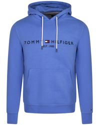 Tommy Hilfiger - Tommy Logo Hoody Mw0mw11599 Hoodies,blauw - Lyst