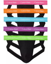Calvin Klein - Unterwäsche Jock Strap 5er Pack Gr. XL Mehrfarbig 000NB3914A - Lyst