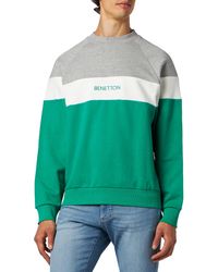 Benetton - Maschenweite G/C M/L 3fppu106c Sweatshirt - Lyst