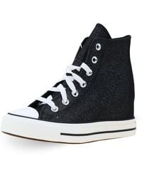 Converse - Chuck Taylor All Star Wedge Platform Shoes Code A14568c Black - Lyst