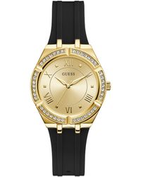 Guess - 36 Mm Crystal Accented Watch - Lyst