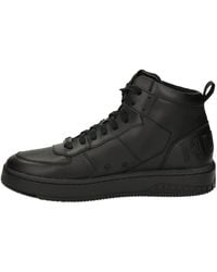 HUGO - Kilian_Hito_FL High-Top Sneakers Black1 40 - Lyst