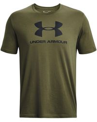 Under Armour - Sportstyle Logo Short Sleeve T-shirt, - Lyst