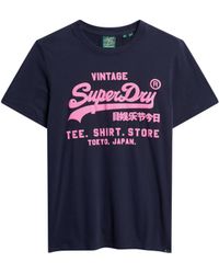Superdry - Neon VL T Shirt C1-Printed T.Shirt - Lyst