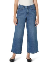 Amazon Essentials - Hoch Geschnittene Jeans mit Weitem Bein - Lyst