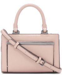Calvin Klein - Astrid Triple Compartment Organizational Satchel Crossbody Mini-Umhängetasche mit DREI Fächern - Lyst