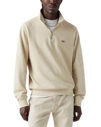 Levi's - Original Hm 1/4 Zip Sudadera - Lyst