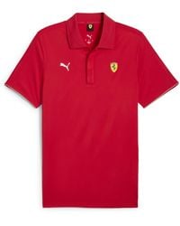 PUMA - Polo Scuderia Ferrari HP Race Cloudspun da Uomo L Rosso Corsa Red - Lyst