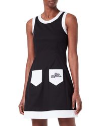 Love Moschino - Tank Top Dress With Flared Skirt - Lyst