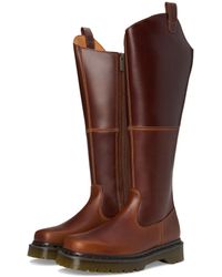 Dr. Martens - Amaayah Hi Leather Bex Riding Boots (Butterscotch) Boots - Lyst