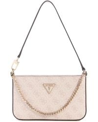 Guess - Noelle Mini Top Zip Schoudertas Voor - Lyst