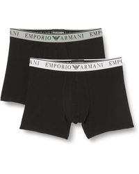 Emporio Armani - Stretch Cotton Endurance 2-pack Midwaist Boxer - Lyst