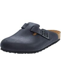 Birkenstock - Boston Classic Arch Clog,black Oiled Leather,38 M Eu - Lyst