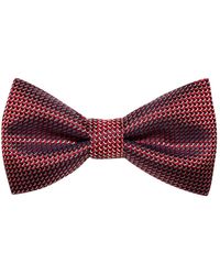 HUGO - Big bow tie Fliege aus Seiden-Jacquard mit dezentem Muster - Lyst