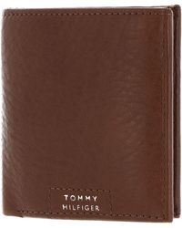 Tommy Hilfiger - Th Premium Leather Trifold Wallet Warm Cognac - Lyst