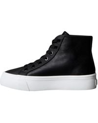 Calvin Klein - Vulcanized Sneaker High Top aus Leder - Lyst