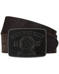 Tom Tailor Denim Leder Koppel Gürtel Belt Braun TM0189L141-0690