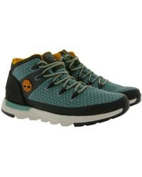Timberland - Sprint Trekker Mid Fabric Hiking Sneaker-Boots Wander-Schuhe TB 0A5XEW CL6 Trekking-Schuhe Schnür-Schuhe Blau - Lyst