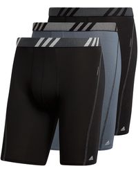 adidas - Sport Performance Mesh Long Boxer Brief Underwear - Lyst