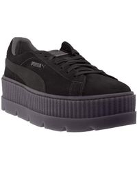 PUMA Select x Fenty by Rihanna Cleated Creeper Suede Sneakers - Noir