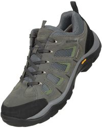 Mountain Warehouse - Field Mens Waterproof Wide Fit Shoes - Lightweight, Quick-dry Sneakers With Vibram Sole, Suede & Mesh Upper - Lyst
