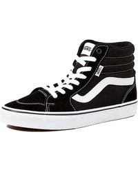 Vans - Filmore Hi Schoenen - Zwart/hematiet, Zwart, 38 Eu - Lyst