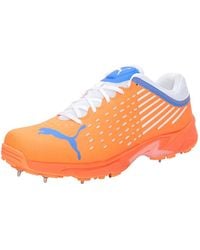 PUMA - S Spike 22.1 Cricket Shoes Spikes White/blue/neon 9 - Lyst