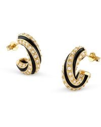 Guess - Ohrringe Creolen Twisted Goldfarben JUBE05383JWYGBKT/U - Lyst