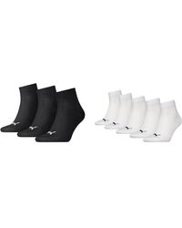 PUMA - Socken Schwarz 35-38 Socken Weiß 35-38 - Lyst